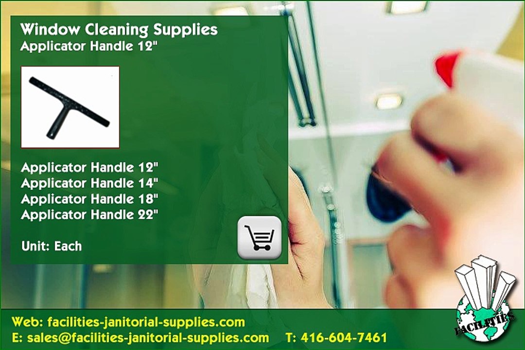 Toronto Distributor |  Window Cleaning Supplies: Applicator Handle 12" , facilities-janitorial-supplies.com