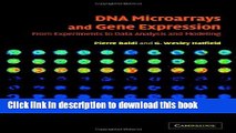 Read DNA Microarrays and Gene Expression: From Experiments to Data Analysis and Modeling  Ebook Free