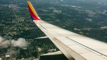 Southwest Airlines 737-700 Landing Kansas City