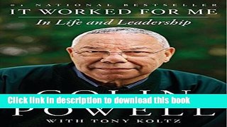Read Books It Worked for Me: In Life and Leadership ebook textbooks