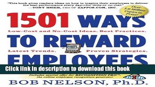 Read Books 1501 Ways to Reward Employees Ebook PDF