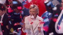 US election: Hillary Clinton accepts Democratic nomination