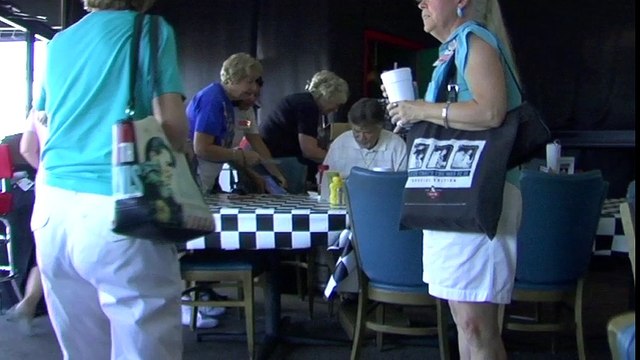 Sonny West signing autographs at the Rock N Roll Cafe Elvis Week 2010