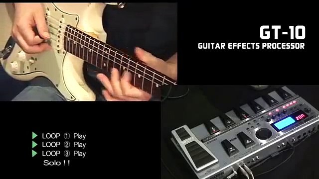 BOSS GT-10 GUITAR FX (6/7) PHRASE LOOP