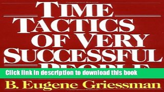Books Time Tactics of Very Successful People Full Online