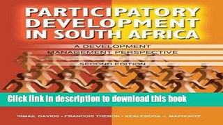 Download  Participatory Development in South Africa  Free Books