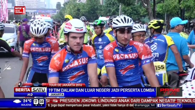 Pebalap Sepeda Australia Juarai Tour de Jakarta 2016