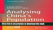 Books Analysing China s Population: Social Change in a New Demographic Era (INED Population