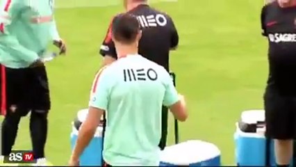Quand Ronaldo parle (un peu) français
