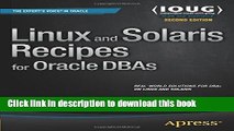 Download Linux and Solaris Recipes for Oracle DBAs Ebook Online