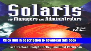 Read Solaris 8 for Managers and Administrators Ebook Free