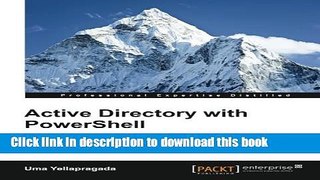 Download Active Directory with PowerShell Ebook Free