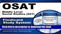Read Osat Middle Level Social Studies (027) Flashcard Study System: Ceoe Test Practice Questions