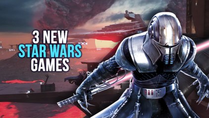 3 New Star Wars Games