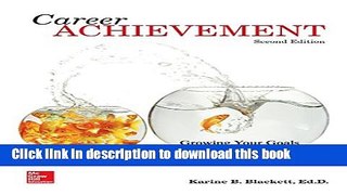 Read Books Career Achievement: Growing Your Goals E-Book Free