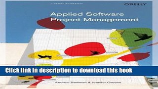 Read Applied Software Project Management  PDF Online