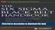 Read The Six Sigma Black Belt Handbook (Six SIGMA Operational Methods)  Ebook Free