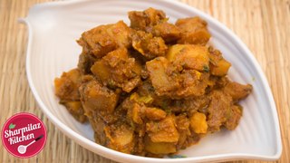 Spicy Dry Potato Curry - Easy Side Dish Recipe For Roti, Paratha or Rice | Sharmilazkitchen