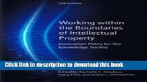 Read Books Working Within the Boundaries of Intellectual Property: Innovation Policy For The