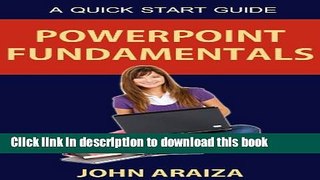 Read Books PowerPoint Fundamentals E-Book Free