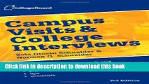 Read Books Campus Visits and College Interviews E-Book Free