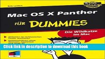 Download Mac OS X Panther fÃ¼r Dummies  Ebook Online