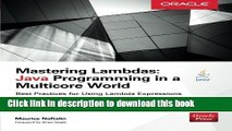 Read Books Mastering Lambdas: Java Programming in a Multicore World ebook textbooks