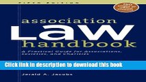 Read Books Association Law Handbook: A Practical Guide for Associations, Societies and Charities