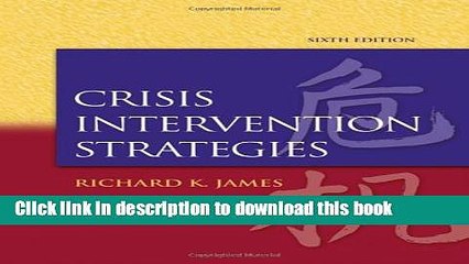 Download Books Crisis Intervention Strategies, 6th Edition PDF Free