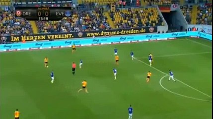 Niklas Hauptmann Goal HD - Dynamo Dresden 1-0 Everton 29.07.2016