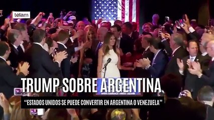Trump: Si no gano EE.UU podría convertirse en Venezuela o Argentina