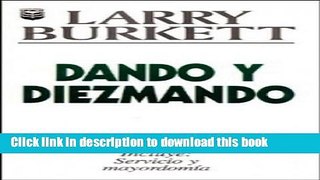 Read Books Dando y diezmando: Giving And Tithing PDF Free