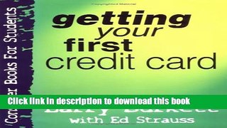 Read Books Getting Your First Credit Card ebook textbooks