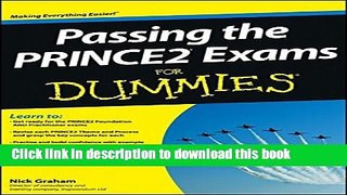 Read Books Passing the PRINCE2 Exams For Dummies PDF Free