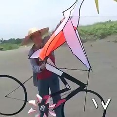Bicycle Kite Amazing Creativity