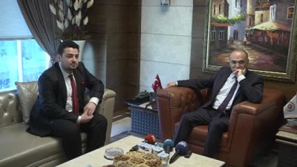 Bakan Özlü, Cern'e Kabul Edilen Dünyadaki İlk Tıp Öğrencisi Mutluer'i Kabul Etti