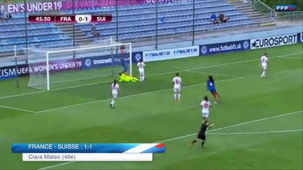 Euro U19 Féminine - France-Suisse (3-1), le résumé