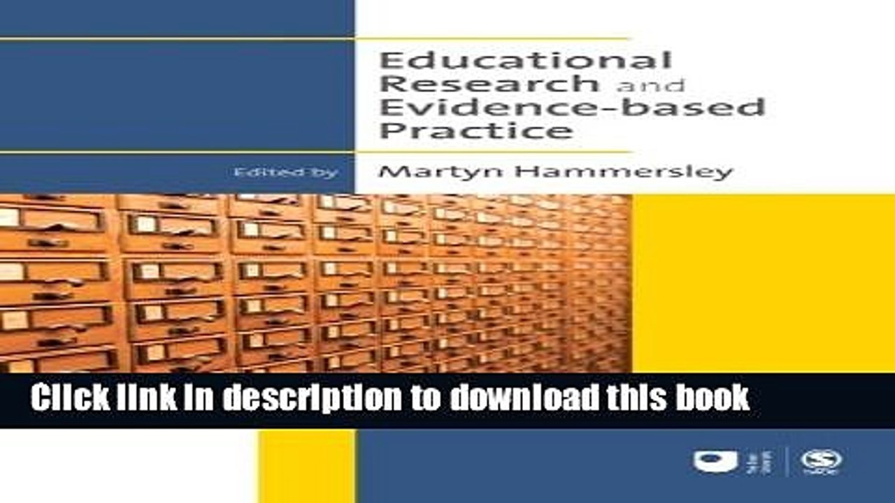 Read Books Educational Research and Evidence-based Practice (Published in association with The