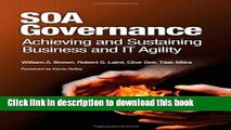 Read Books SOA Governance: Achieving and Sustaining Business and IT Agility PDF Free