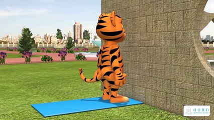 Tiki Performs Half Forward Bend