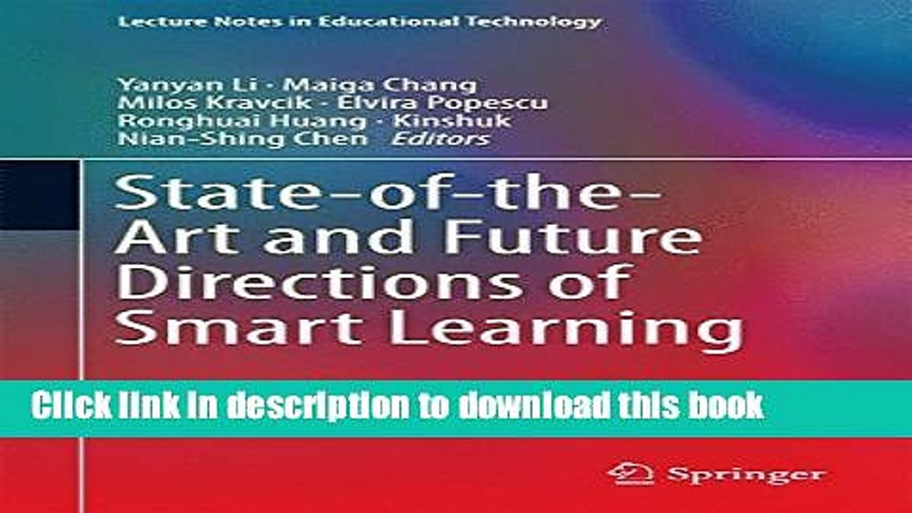 Read Books State-of-the-Art and Future Directions of Smart Learning (Lecture Notes in Educational