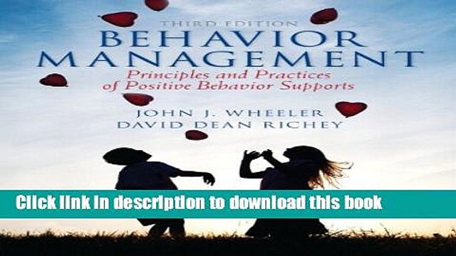 Read Books Behavior Management, Pearson eText with Loose-Leaf Version Access Card Package (3rd