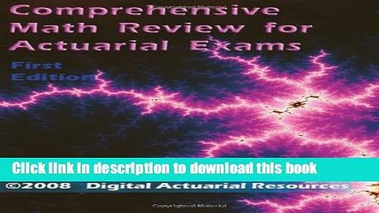 Free Comprehensive Math Review E-Book for Actuarial Exams 📘