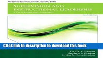 Read Books SuperVision and Instructional Leadership: A Developmental Approach, Video-Enhanced