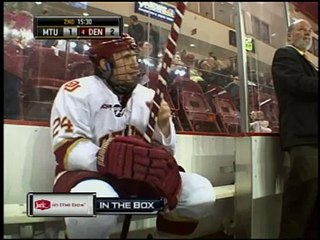 David Makowski Goal vs MTU (19 FEB 11)