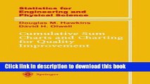 Read Books Cumulative Sum Charts and Charting for Quality Improvement (Information Science and