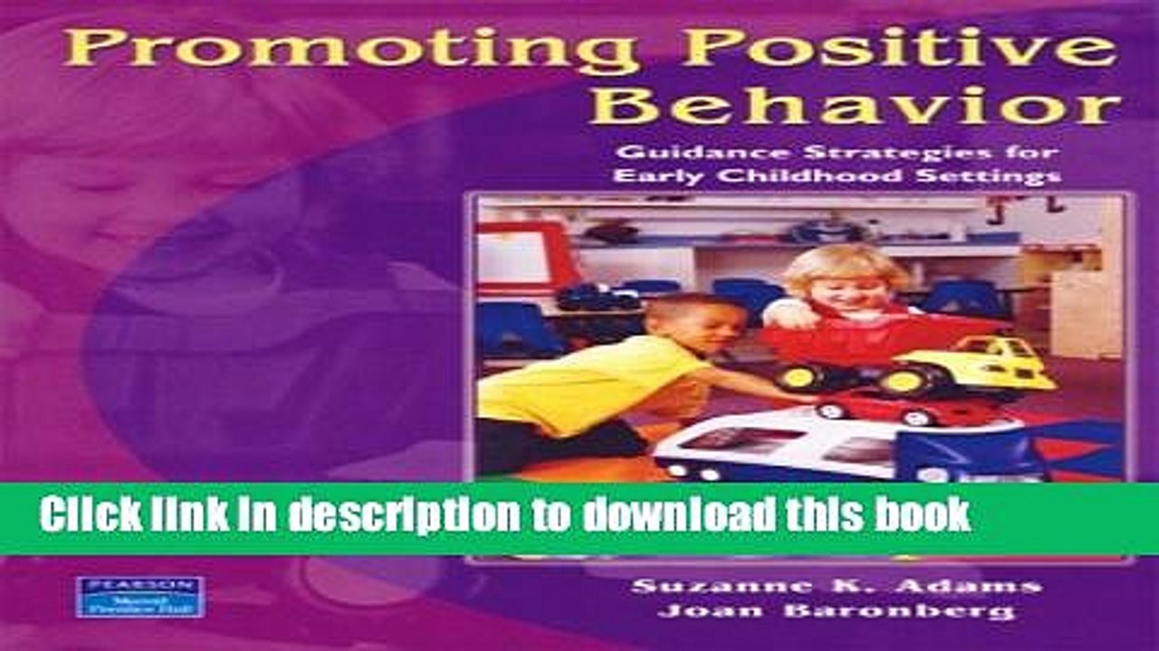 Read Books Promoting Positive Behavior: Guidance Strategies for Early Childhood Settings ebook