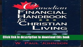 Read Books Canadian financial handbook for Christian living E-Book Free