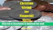 Read Books Christian Giving for Financial Stress Management (Christian Personal Finance Book 2)