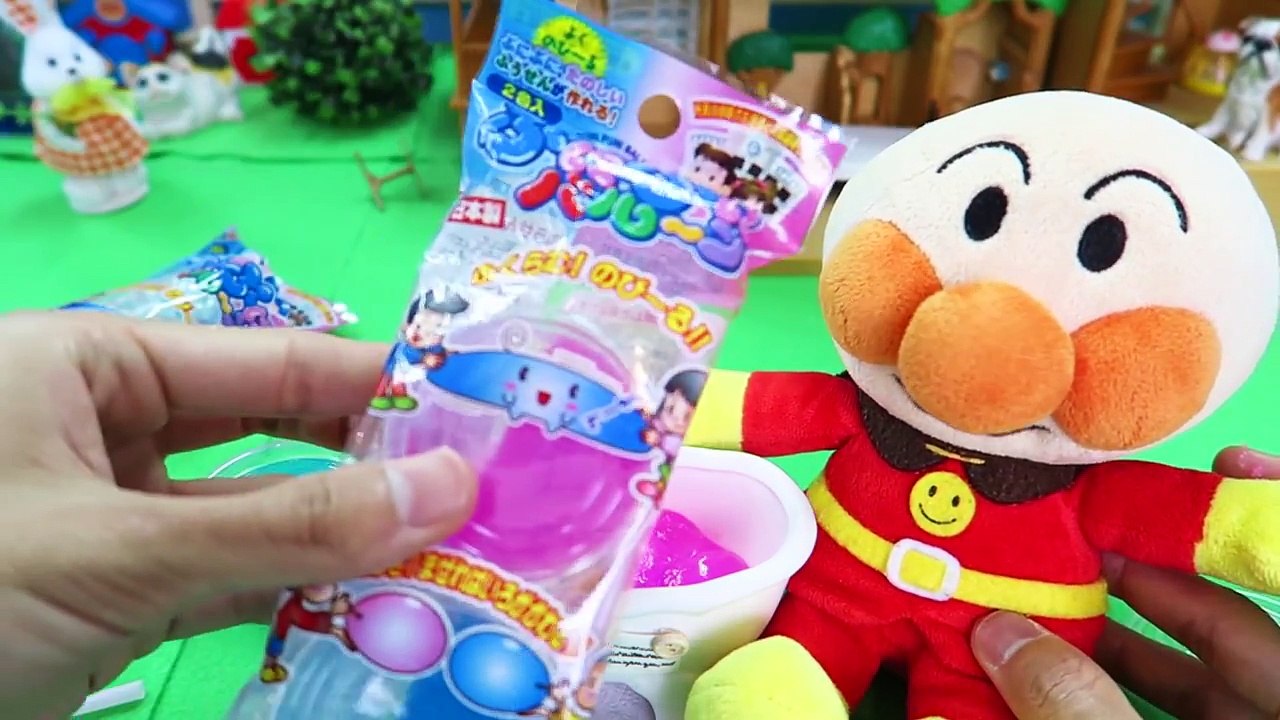 アンパンマン おもちゃアニメ Baby Doll Slime Balloon Bath 赤ちゃん人形 スライム風船 お風呂